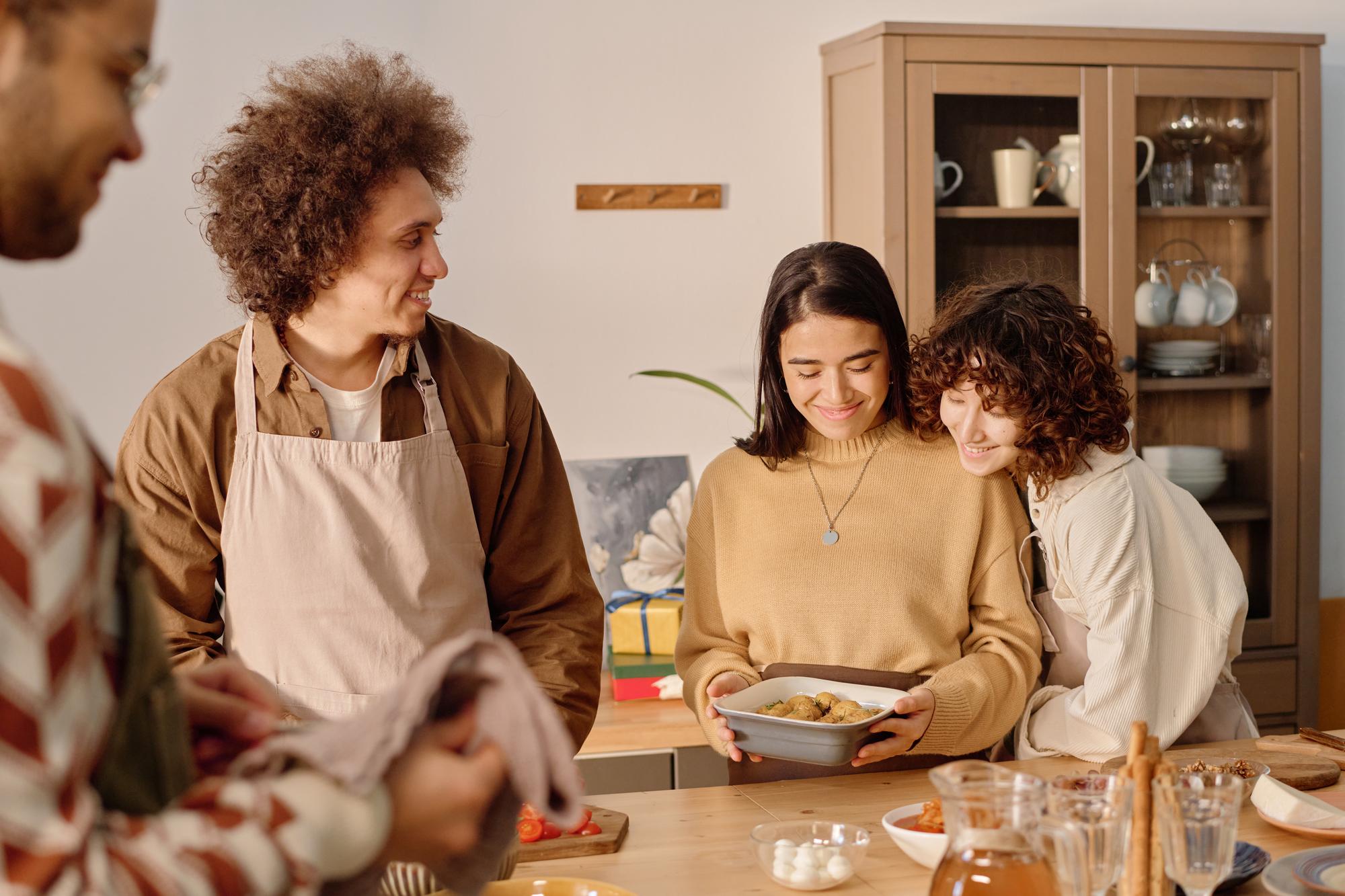 Cozy local kitchen workshop with team tasting